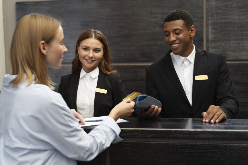 Hospitality workers, hotel team, excellent service, customer care, hospitality industry. Hospitality recruit 