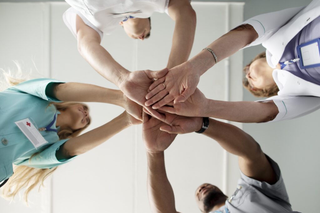 Nurses networking in online community forums.
