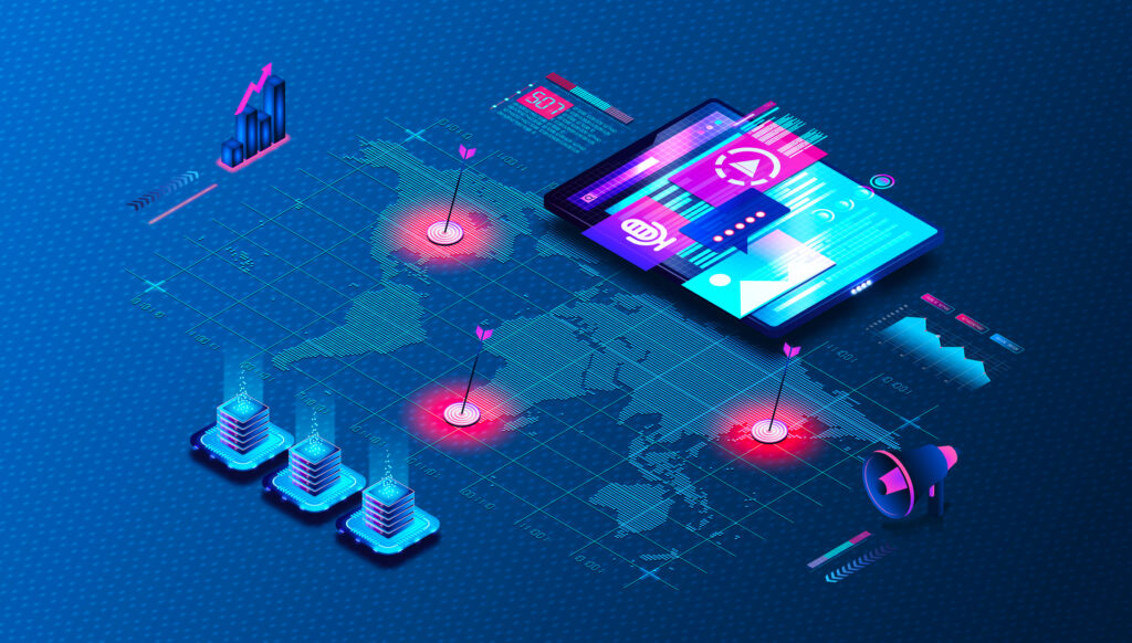 Infographic on programmatic job advertising in volume recruitment services.