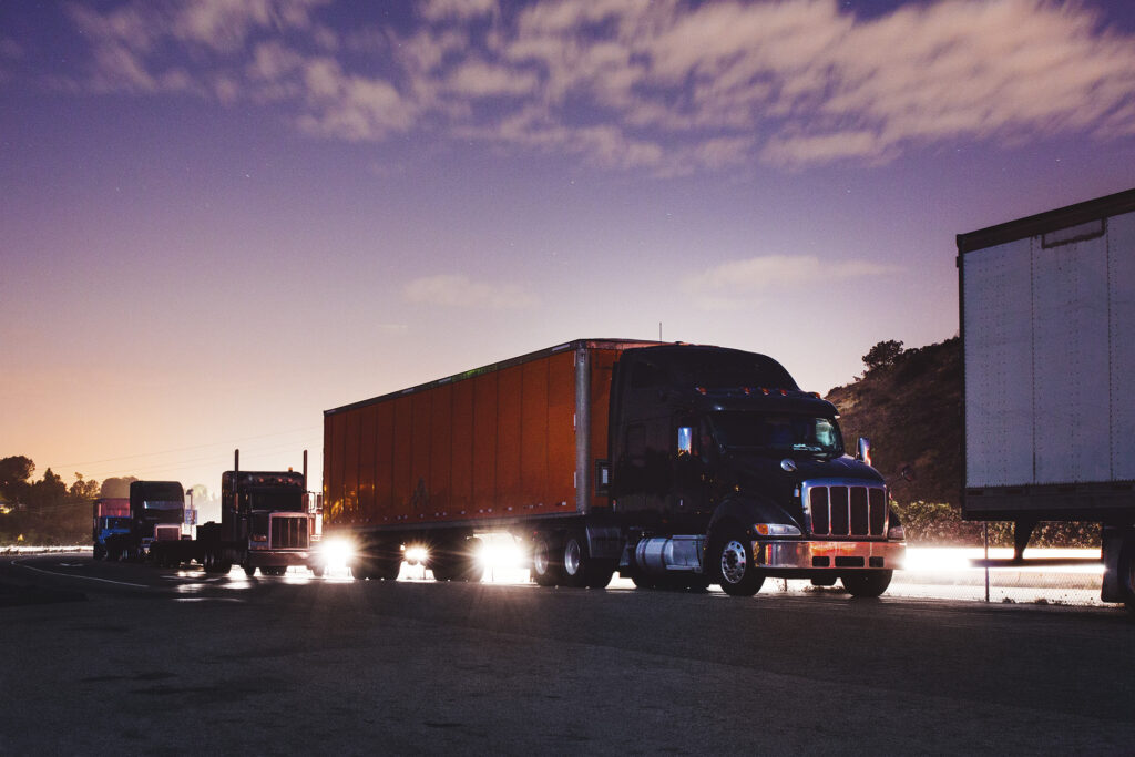 Modern semi-truck on highway showcasing the vibrant truck driver market